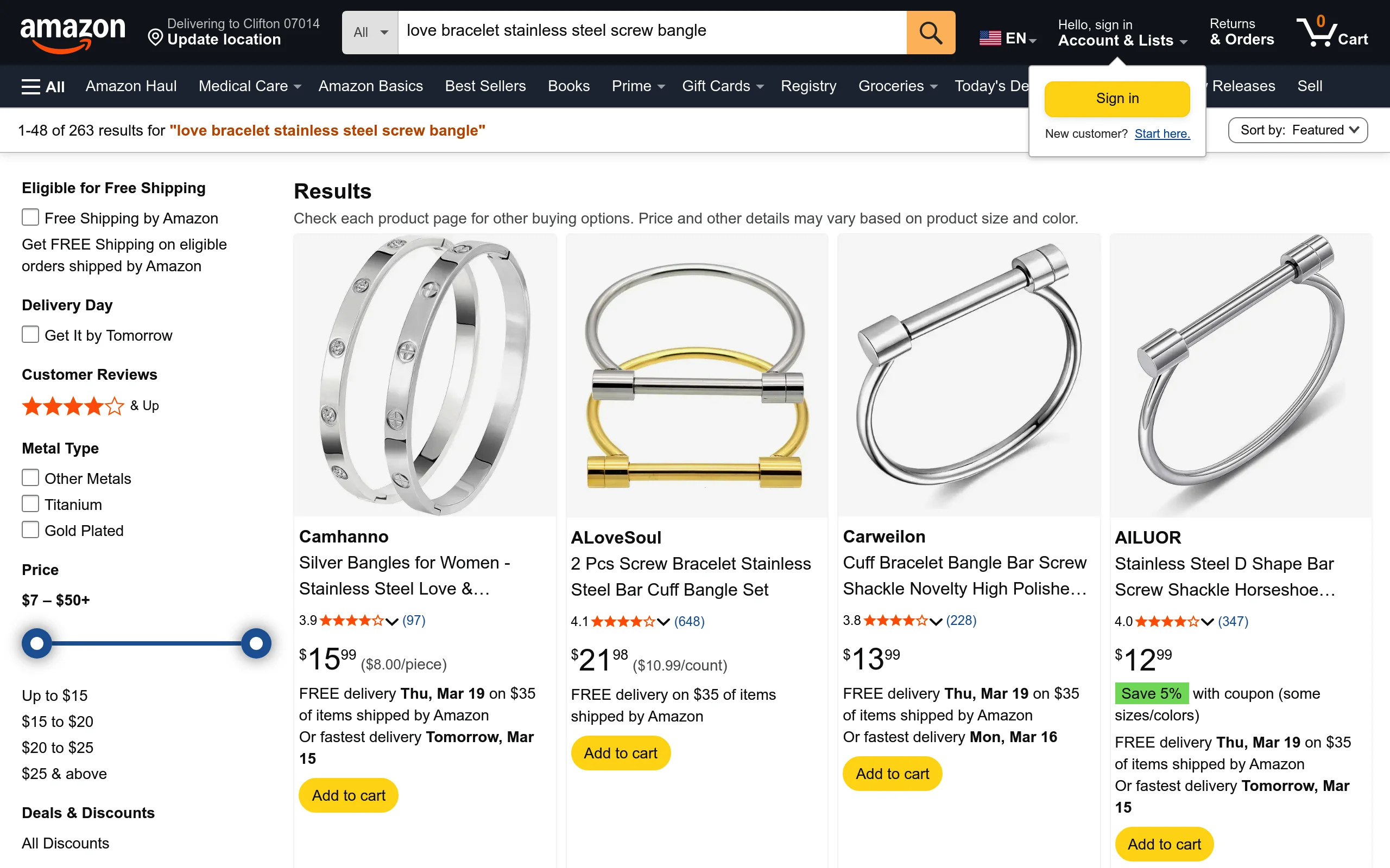 Amazon Cartier Love bracelet dupe stainless steel screw bangle at affordable price for TheCaratCut